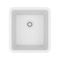 thumbnail image 2 of 16" x 18" Quartz Kitchen Sink, Single Bowl Sink, Drop-in Sink, Undermount Sink, Granite Kitchen Sink, Galaxy  White Kitchen Sink, with Steel Grids and Basket Strainer Lexicon Platinum LP-1618-W, 2 of 9