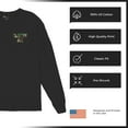 thumbnail image 6 of Country Boy Camo Crest Long Sleeve T-shirt Small Town Rodeo Cowboy USA Military, 6 of 7