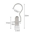 thumbnail image 6 of Mosey 5Pcs Hat Pants Storage Hanging Hook 360-degree Rotating Multipurpose Non-slip Metal Hanger Clips Closet Organization, 6 of 8