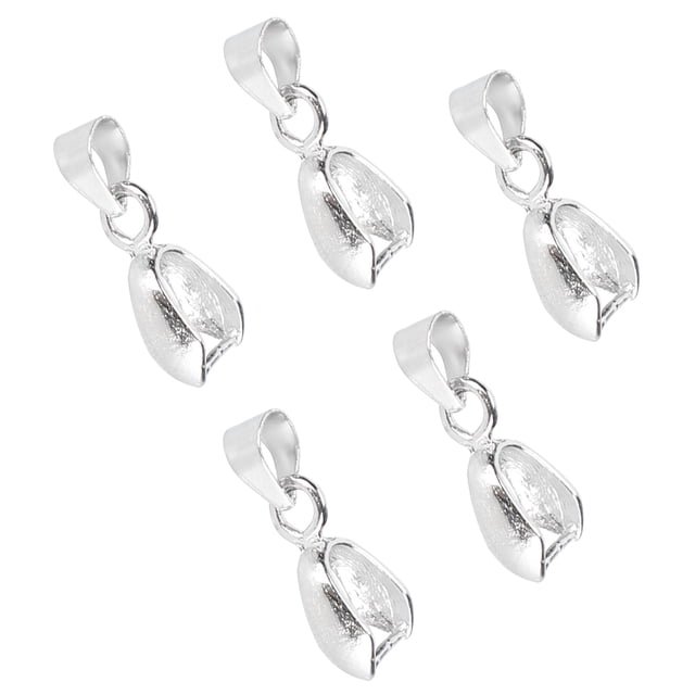 Conector de colgante de joyería, 5 piezas Conector de colgante de cuentas Clip de colgante Hebilla de conexión de colgante Hebilla de diseño meticuloso