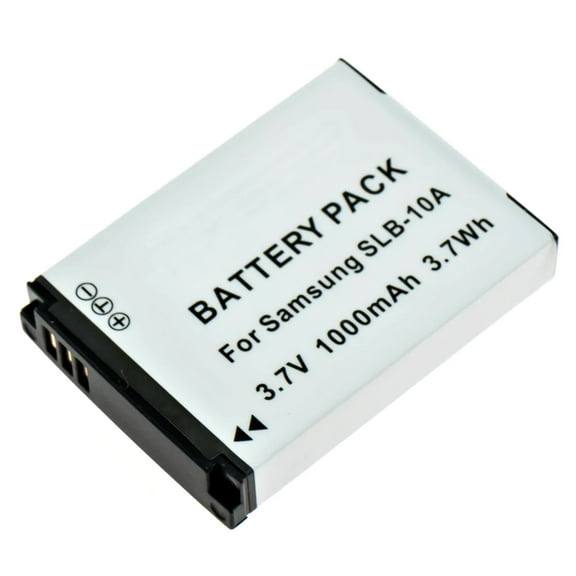 Batteries N Accessories BNA-WB-SLB10A Digital Camera Battery - li-ion, 3.7V, 1000 mAh, Ultra High Capacity Battery - Replacement for Samsung SLB-10A Battery