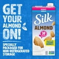 (Pack of 6) Silk ShelfStable Unsweetened Vanilla Almond Milk, 1 Quart