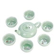 thumbnail image 2 of Juego de té de seis tazas de una sola olla con forma de pez pequeño de Celadon, regalo portátil sencillo para el hogar, regalo de actividad, 2 of 5