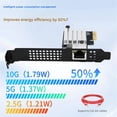 thumbnail image 6 of PatungKu PCIe4.0 X1 10Gbps Ethernet Card Optimized For Gaming NAS Servers Using Advanced 8127 Controller Chip, 6 of 8