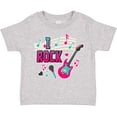 thumbnail image 3 of Inktastic I Rock with Guitar Microphone and Music Notes Boys or Girls Toddler T-Shirt, 3 of 5