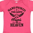 thumbnail image 4 of Inktastic Handpicked for Earth by My Mimi in Heaven with Angel Wings Boys or Girls Baby Bodysuit, 4 of 5
