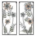 thumbnail image 1 of Luxen Home 2-Piece Metal Flower Wall Panels, 1 of 1