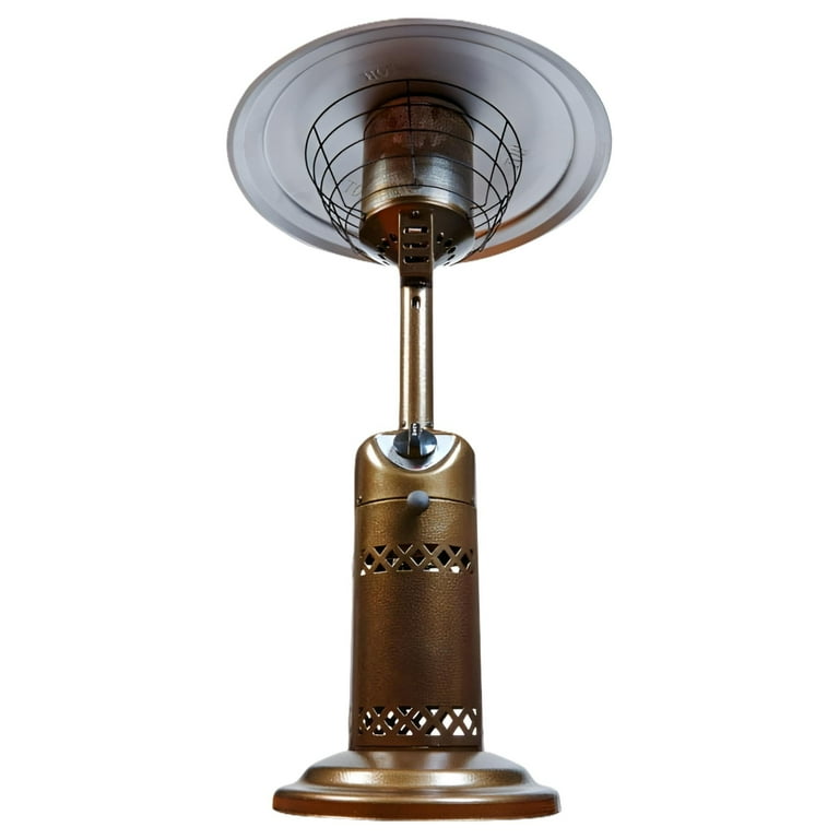 Shinerich Outdoor Portable 10,000 BTU LP Gas Tabletop Steel Patio