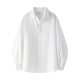 thumbnail image 1 of pstuiky camisas de manga larga para hombre, Camisa informal de manga larga para hombre, color liso, holgada y con solapa. Tops de talla grande para hombre m, 1 of 2