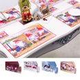 thumbnail image 3 of Worallymy 12 uds manteles individuales de Navidad manteles individuales de PVC con estampado festivo para vacaciones posavasos para mesa de comedor de PVC Worallymy JD735807231, 3 of 7