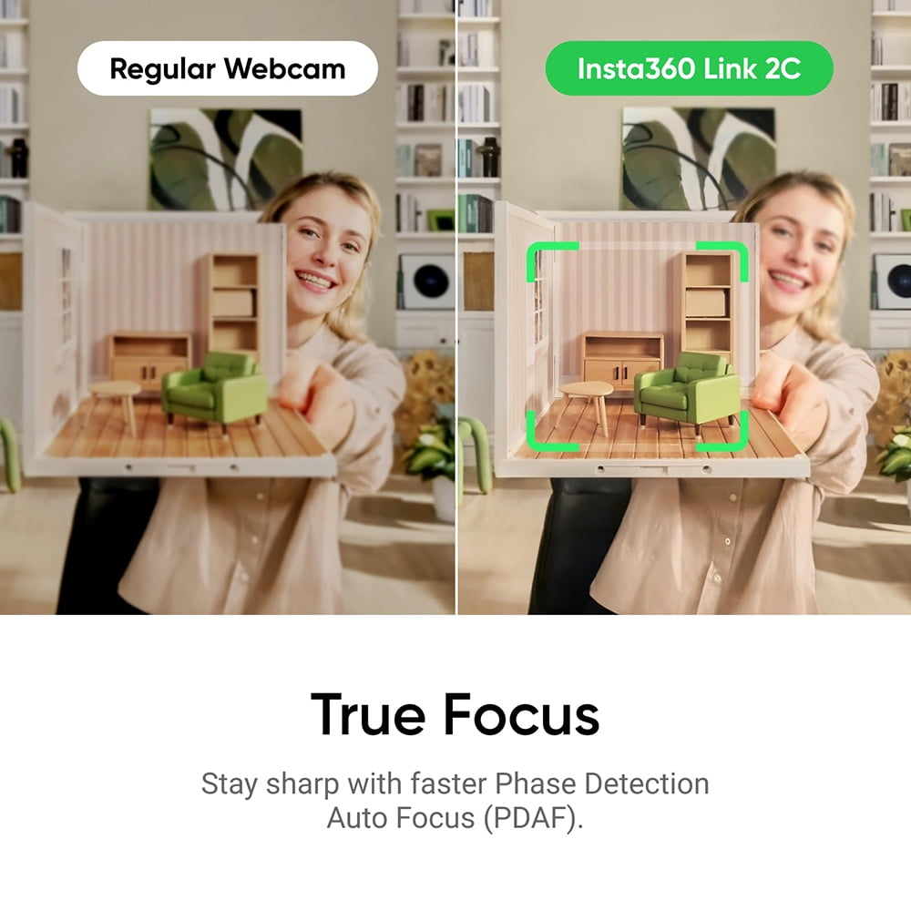 Insta360 Link 2C 4K AI Webcam - CINSABNA