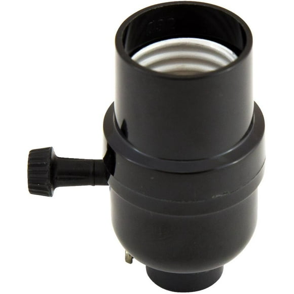 Black Tri-Light Light Socket