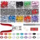 thumbnail image 1 of 200 Sets Press Studs Kit, Tool 9.5 Mm, Metal Button, Press Buttons, With 10 Urs For 's Clothing Sewing Crafts, 1 of 4