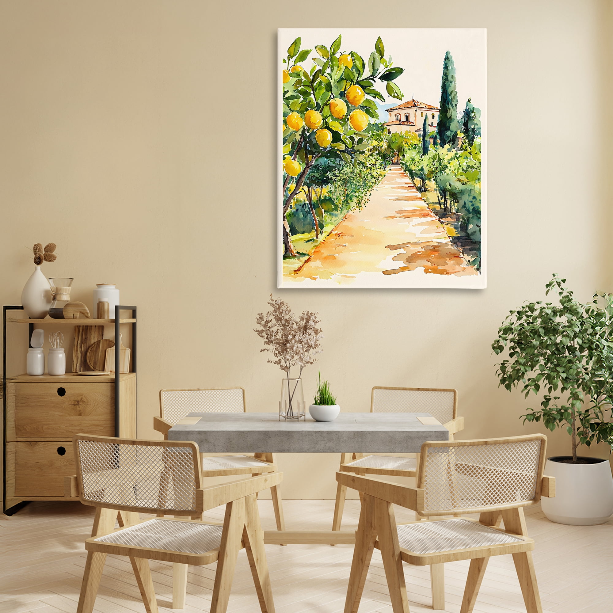 Stupell Industries Lemon Grove Pathway Canvas Wall Art, design by LSR Design Studio