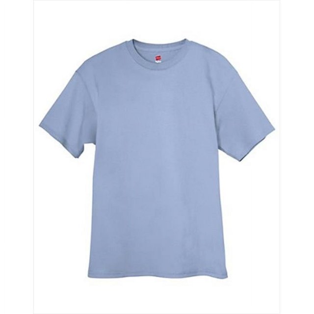 Hanes 5250 Tagless T-Shirt Size 6XL, Light Blue