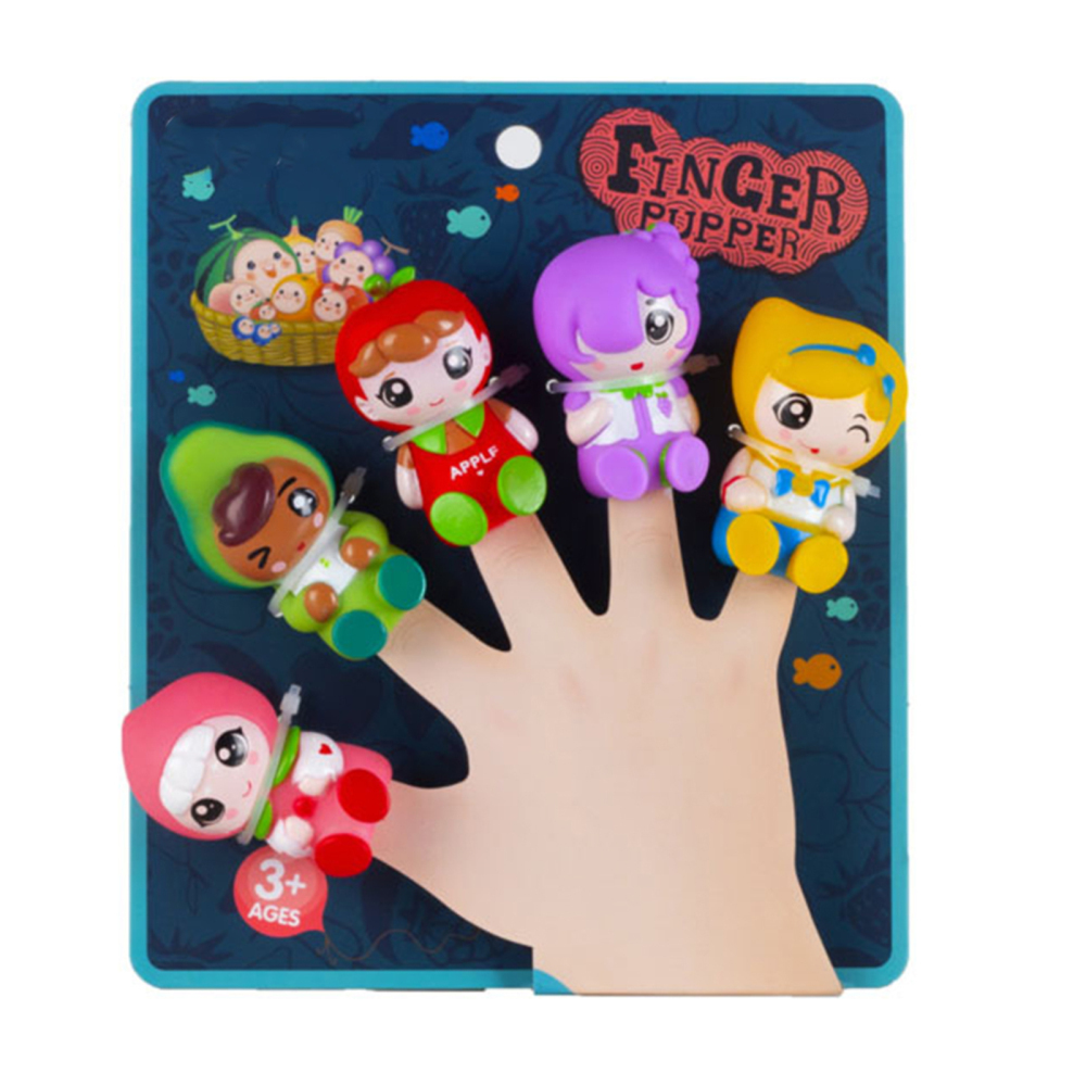 Alextreme Simulation Animal Hand Puppet Toy Set Animals Finger Puppets