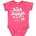 thumbnail image 3 of Inktastic The Beach is My Happy Place with Palm Trees Boys or Girls Baby Bodysuit, 3 of 5