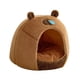 thumbnail image 3 of Nido para gatos semicerrado, caseta para perros, forma de kapibala, artículos para perros, perrera extraíble, suelo cálido antideslizante, cueva para L, 3 of 9