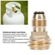 thumbnail image 3 of Adaptador C3H8, Regulador De Válvula Sensible Resistente A La Presión Adaptador De Manguera De Conexión De Gas A Prueba De Fugas Con Rosca Hembra De 1/2 Pulgada Para Acampar Al, 3 of 7