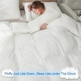 MH MYLUNE HOME Down Alternative Comforter, King Comforter White Fluffy