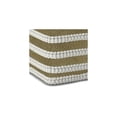 thumbnail image 3 of Woven Square Pouf 18x18x14 - Outdoor Indoor Seating & Footrest, 3 of 9