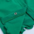 thumbnail image 3 of Ticikt Girls' Long Sleeve Knitted Bolero Cardigan Kids Button Closure Shrug Sweaters Cropped Jacket Cover Up Tops,Color:Dark Green,Size:4-5 Years, 3 of 5