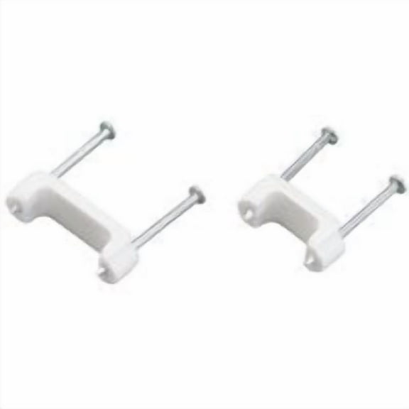 Gardner Bender PS-175ZN 0.75 in. Plastic Romex Cable Staple, Pack - 100