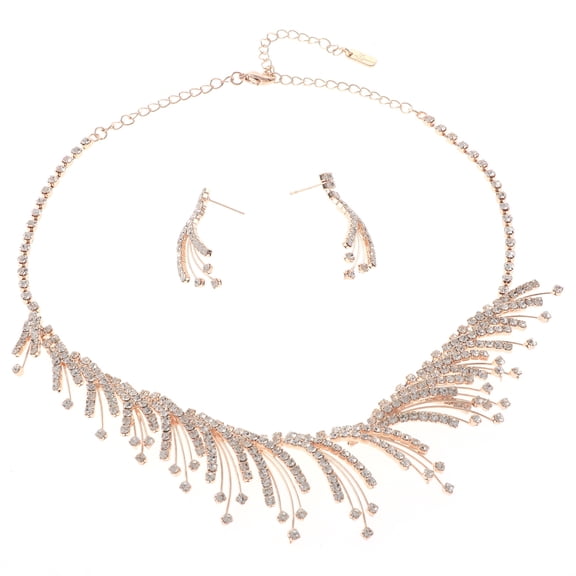 Rhinestone Necklace Set