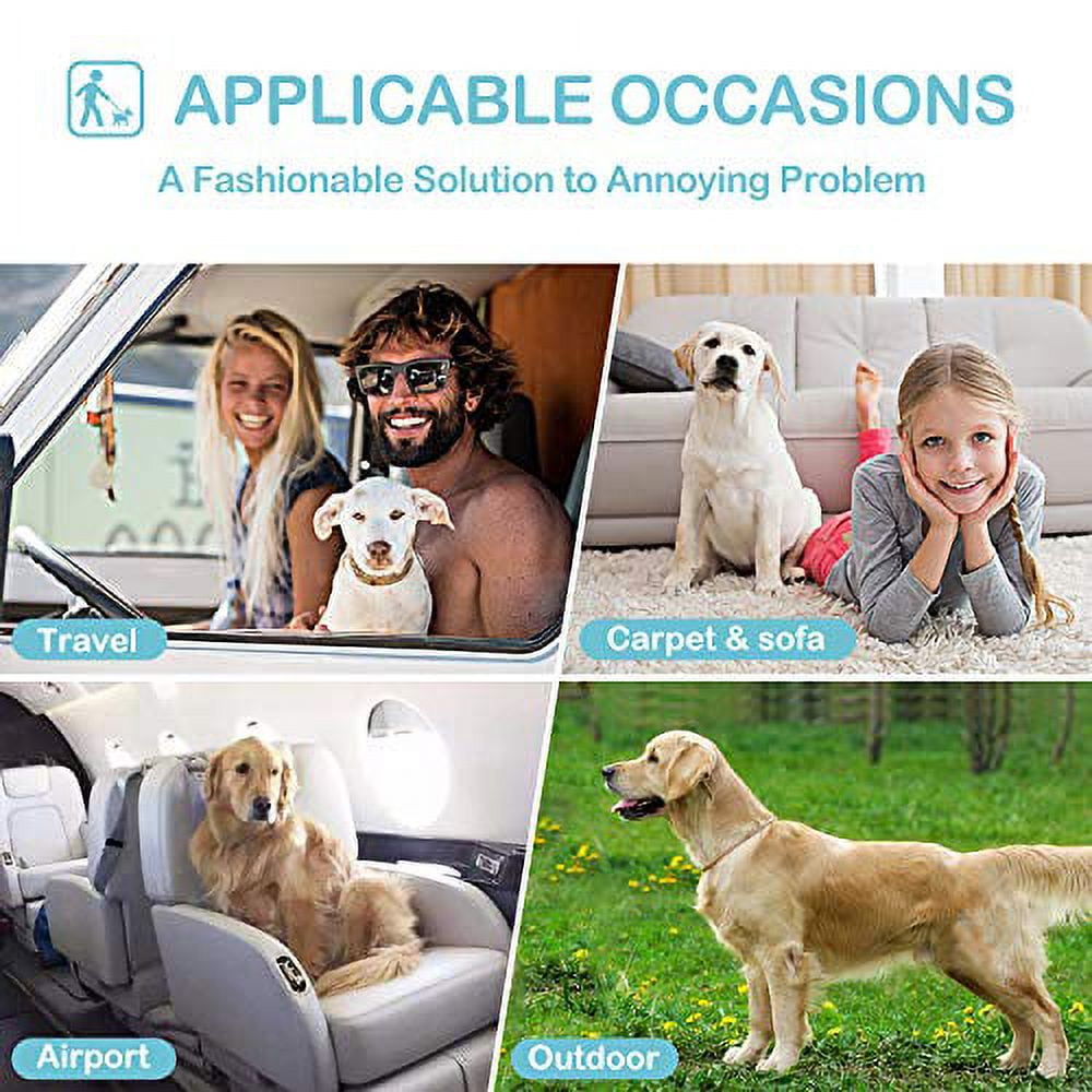 Avont 3 Pack Washable Female Dog Diapers, Premium Reusable Highly Absorbent Doggie Diapers Wraps Durable Dog Diaper Cover -Black/Brown/Grey (XL)