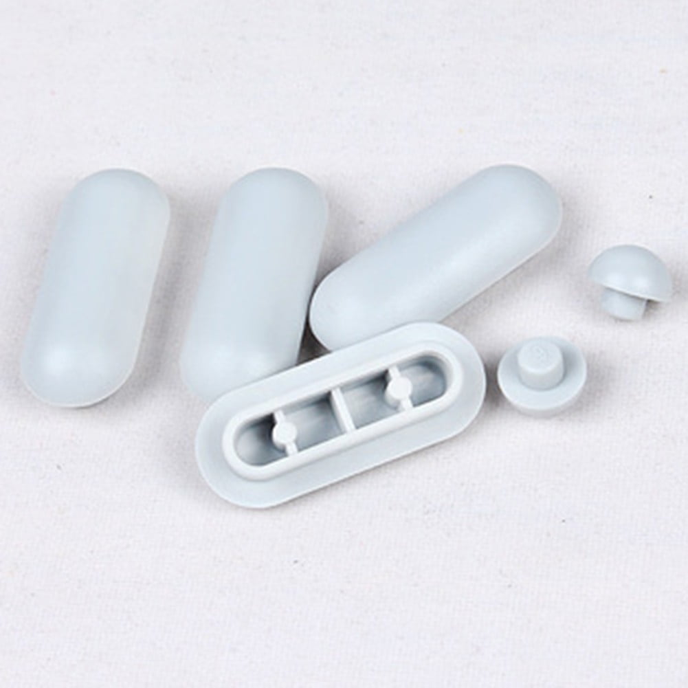 Adhesive Toilet Seat Replacement Bumper Elastic Transparent Lid Cover Buffer Resilient for Household Hotel Bathroom Restroom