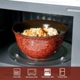 thumbnail image 4 of Soup Bowls Hasense Ceramic, 1,2 L, juego de 4 unidades, regalo de Navidad rojo, 4 of 7