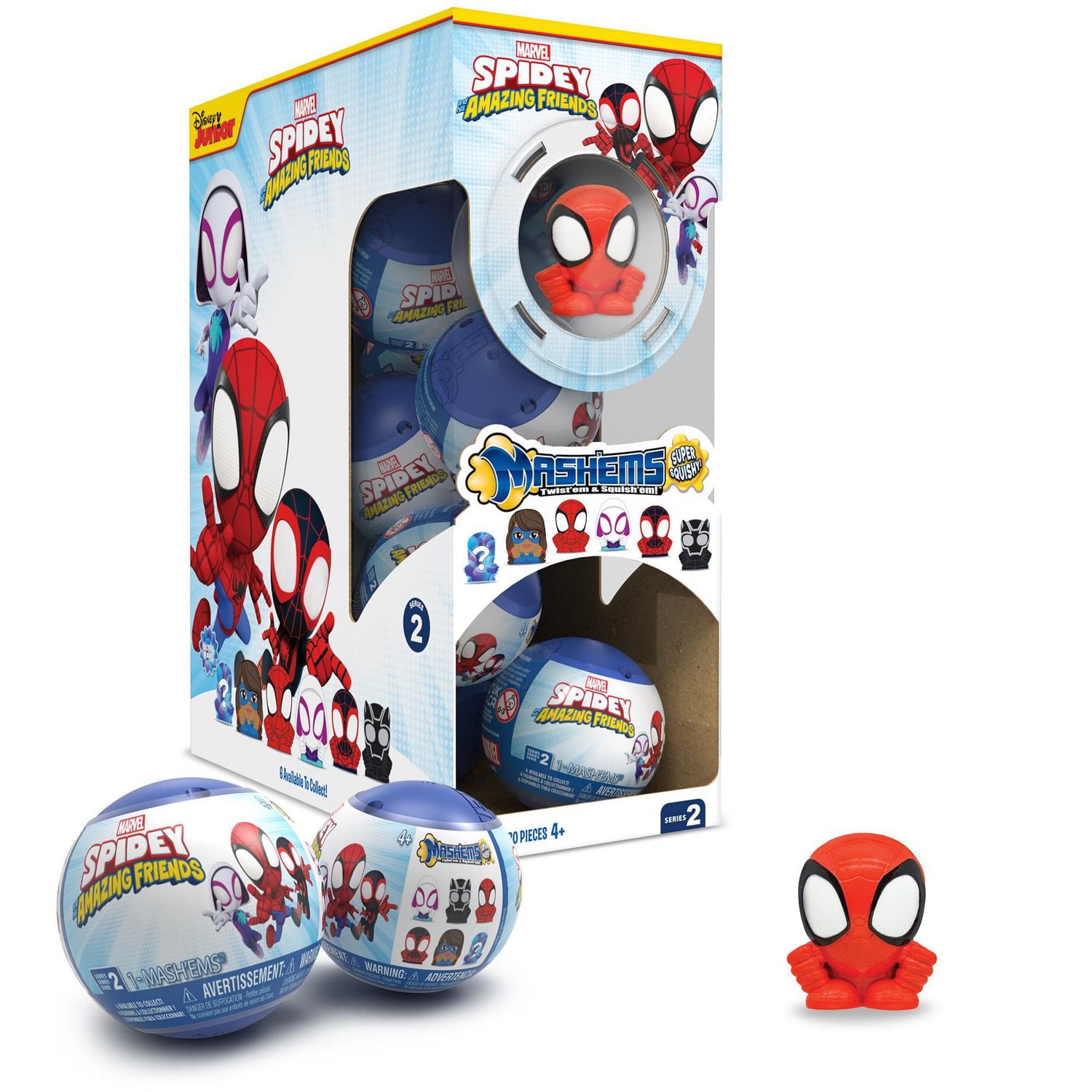 Mash'ems - Spidey & his Amazing Friends - Sphere Capsule S2, Mash'ems Spidey S2