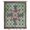 Green, variant on Farmhouse Flowers Sheer Curtains 84 Inches Long, Ethnic Retro Abstract Pattern Lattice Light Filering Curtains, Breathable Simi Curtain Privacy Drapes for Living Room Bedroom Window Treatment