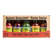 Mini Arizona Gunslinger Pepper Sauces .75 oz Pack of 3