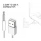 thumbnail image 3 of Cable Adaptador De Coche De 3,5 Mm A Usb2.0 2 En 1 Adaptador De Audio Auxiliar Para Mp3/Mp4 Auriculares De Coche U Disco matsuzay EL008406-00, 3 of 6