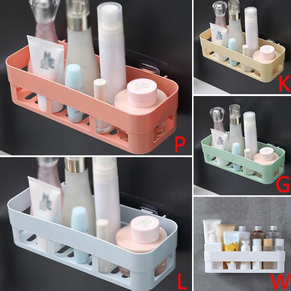 Majestic Ace Shop Clearance! Bathroom Shelves Shower Gel Firm Punch Free Shampoo Bathroom Organizer Wall Mounted Shelves and Supports with Strong Sucker Wall Shelf