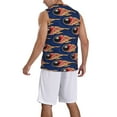 thumbnail image 2 of Sikiie Bowling Ball And Flame Basketball Jersey Reversible Men's Mesh Athletic Sports Shirts Training Practice S-4XLMedium, 2 of 6