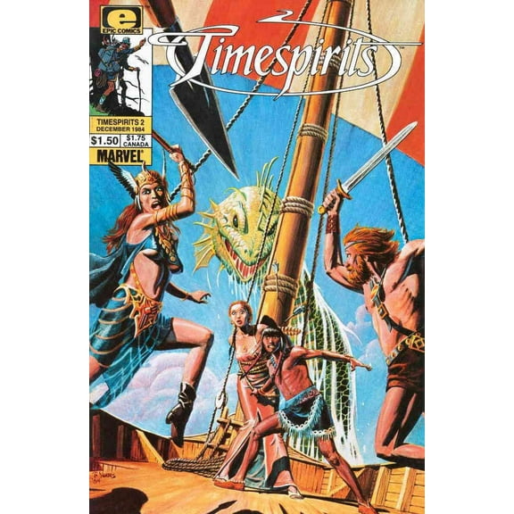 Timespirits #2 VF ; Epic Comic Book