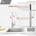thumbnail image 3 of Stylish Lodi Robinet d'Eau à une Poignée en Acier Inoxydable Brossé 11 1⁄4 Pouces Ht K-142S, 3 of 10