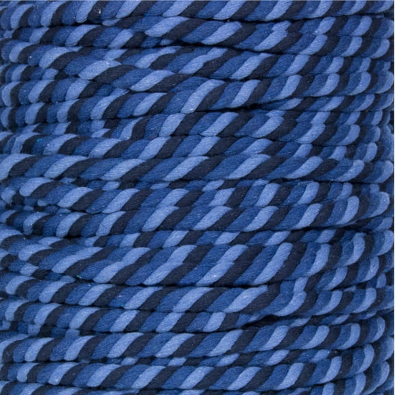 Super Soft 3 Strand Twisted Cotton Rope - Multiple Colors to Choose from in Various Diameters and Lengths