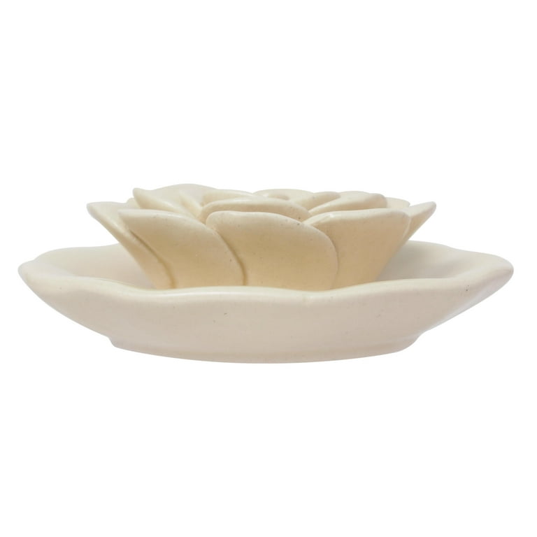 Better Homes & Gardens Ceramic Flower Incense Burner Holder