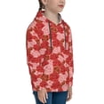 thumbnail image 3 of Daiia Rose Flowers for Boys Fashion Hoodies & Sweatshirts with Kangaroo Pocket,Hooded Sweatshirt for Kid, Breathable& Moisture Wicking-X-Large, 3 of 6
