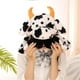 thumbnail image 5 of Sombrero De Animal Con Orejas En Movimiento, Gorro Con Orejeras De Vaca Lechera De Dibujos Animados, Gorro De Felpa, Accesorios Para Fotos Para Mujeres Y Niñas Serendint AP007141-02, 5 of 6