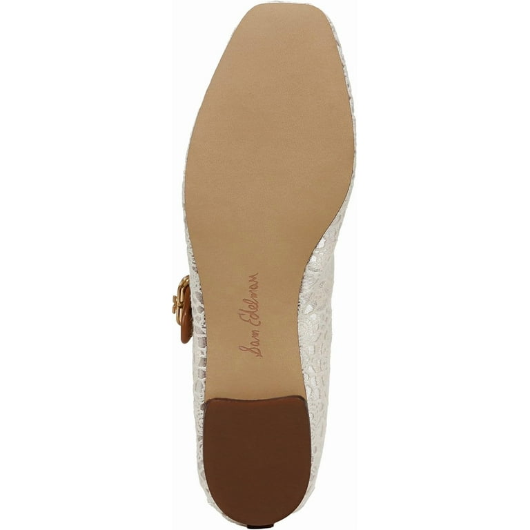 Sam Edelman Women's Michaela Mary Jane Flats Natural Floral
