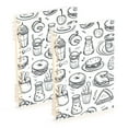 thumbnail image 2 of Pizza Burger Fruit Line Notebooks 1-subject Journal 60 Sheets A5 College Ruled Paper Detachable Ring 8.3"x5.7", 2 of 8