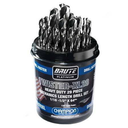 UPC: 0846035088695 | Champion Cutting Tool Twister 29 Pc. Xl28 Mechanic Length