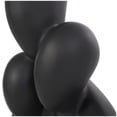 thumbnail image 5 of 9" x 11" Black Polystone Nesting Family 3 Head People Sculpture, by DecMode, 5 of 10