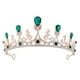thumbnail image 1 of KAKOWELY Tocado de boda, corona de novia, corona de boda con diamantes de imitación, tiara, diadema nupcial, decoración, 1 of 4