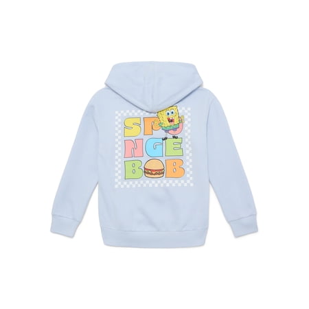 SpongeBob SquarePants Girls and Big Girls Summertime Fun Graphic Hoodie, Sizes 4-16