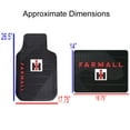 thumbnail image 4 of 14 Piece C Farmall IH International Harvester All Weather Front Rear Floor Mats Steering & Black/Beige Seat Covers Set, 4 of 11